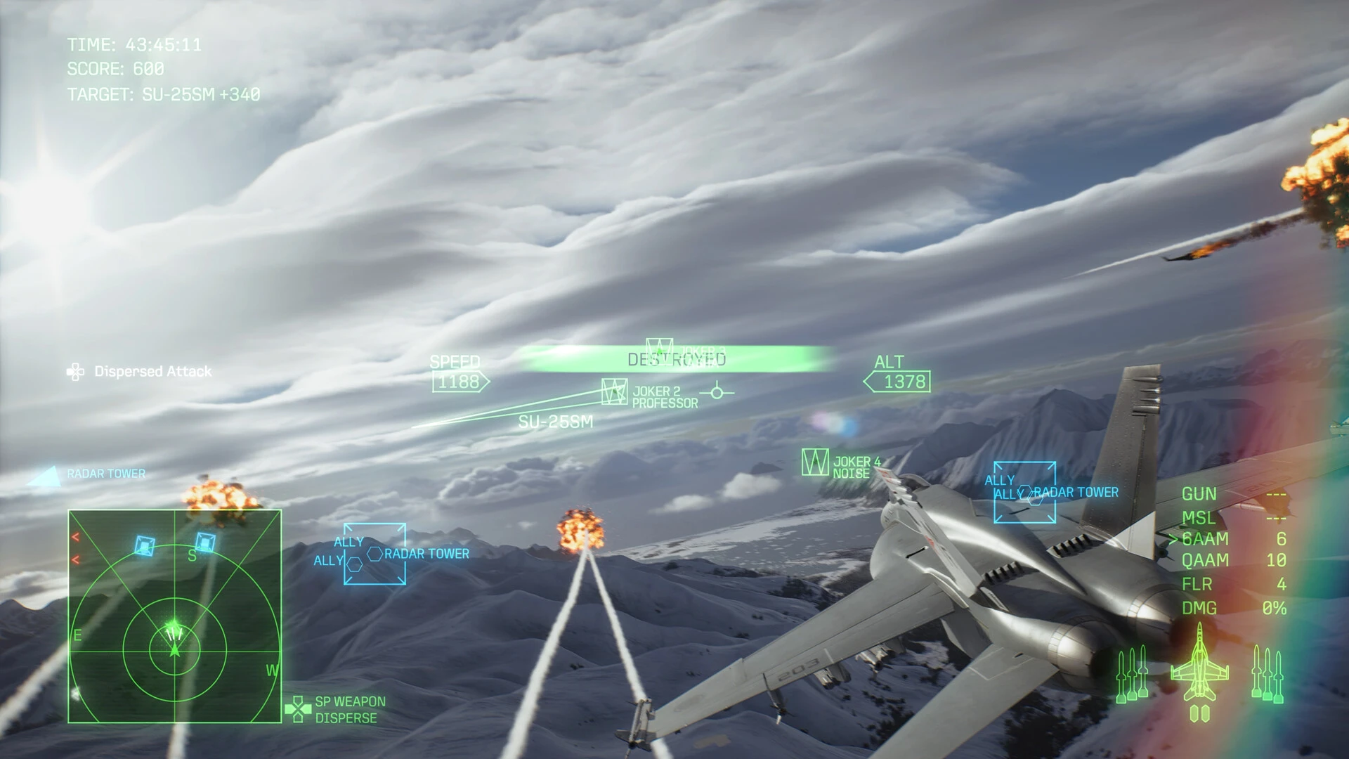 ACE COMBAT 8: WINGS OF THEVE Динамичные воздушные бои и кампания — изображение 17