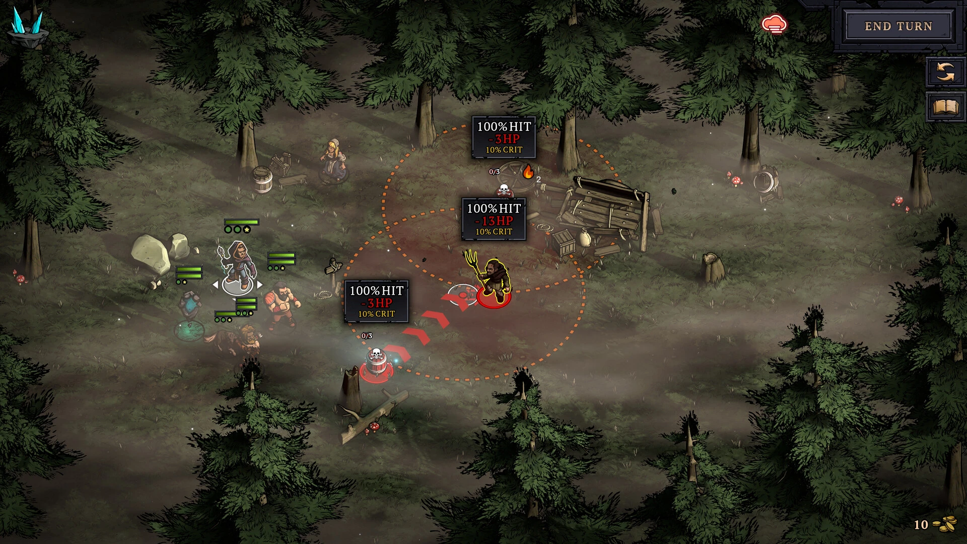 Blightstone пошаговая стратегия с элементами рогалика — изображение 13