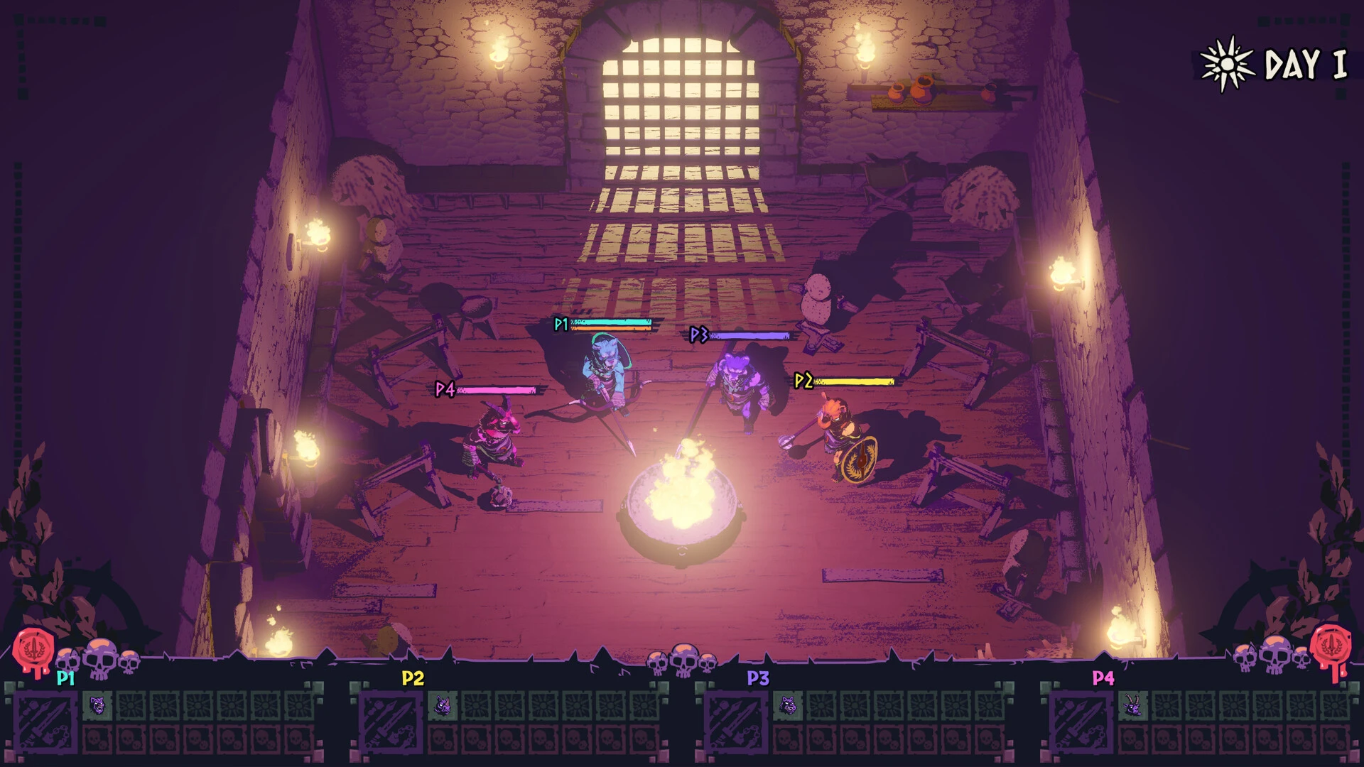 Chained Beasts кооперативный гладиаторский рогалик с цепями — изображение 8