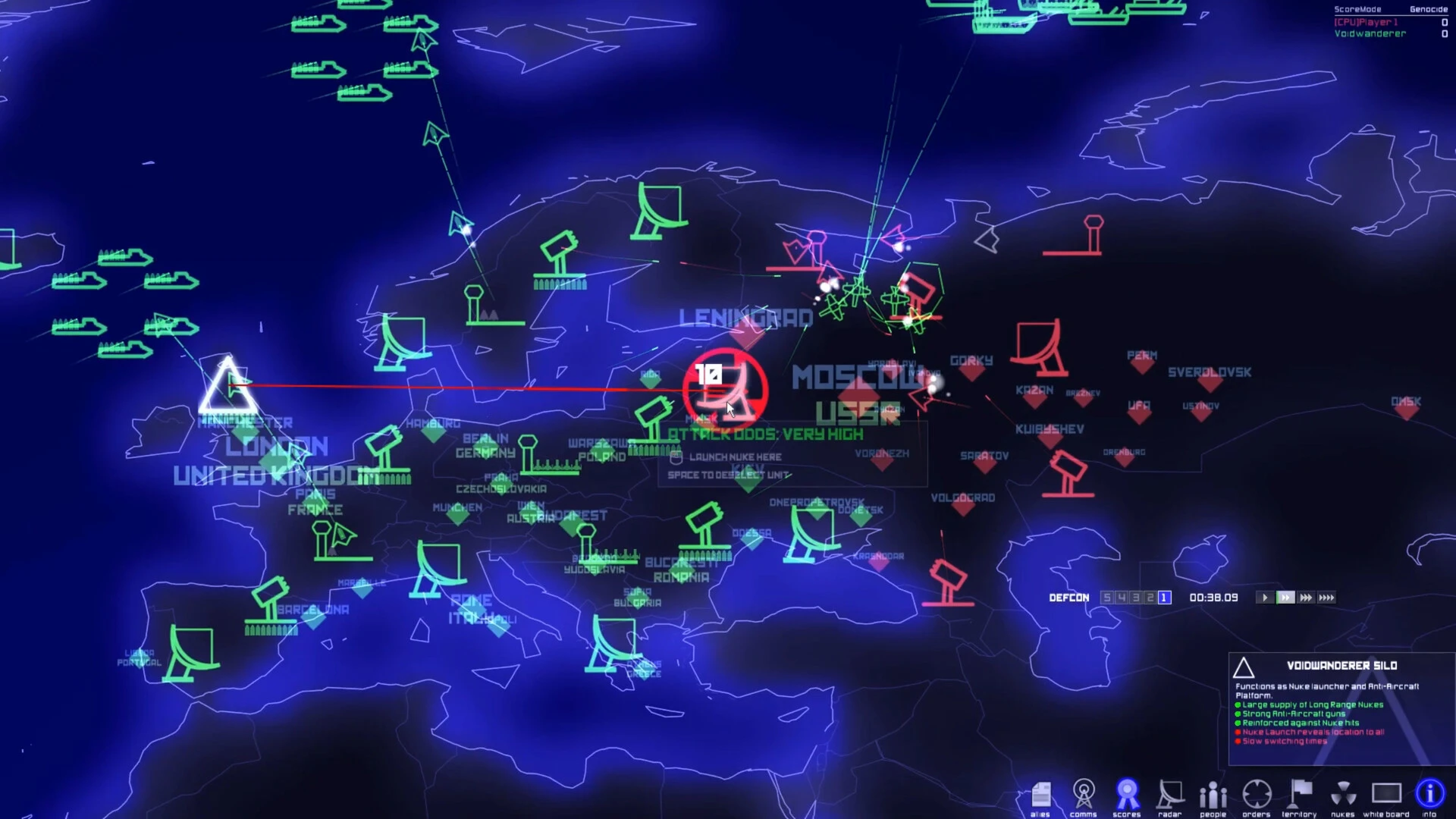 DEFCON стратегия ядерного конфликта и паранойи холодной войны — изображение 3