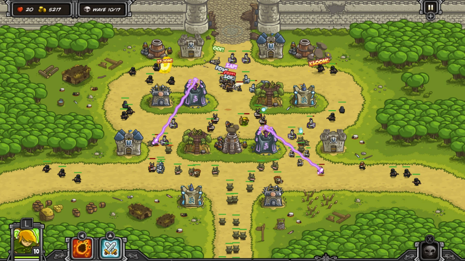 Kingdom Rush  - Tower Defense защита башнями и заклинаниями — изображение 4