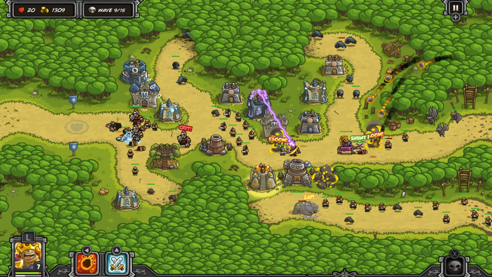 Kingdom Rush  - Tower Defense защита башнями и заклинаниями — изображение 5