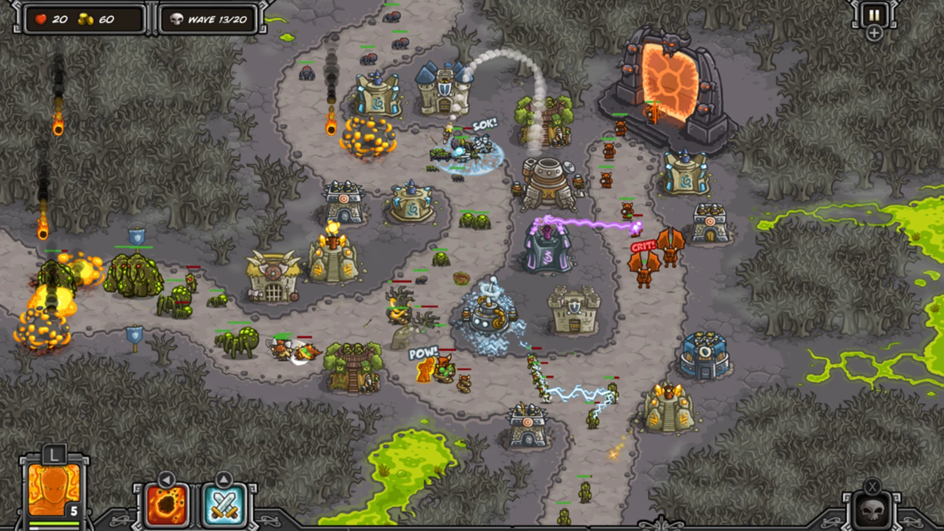 Kingdom Rush  - Tower Defense защита башнями и заклинаниями — изображение 7