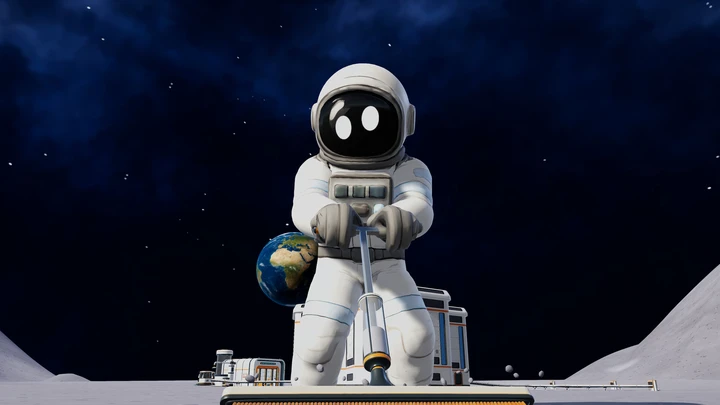 Moon Sweepers: сбор лунной пыли, прокачка техники и кооператив