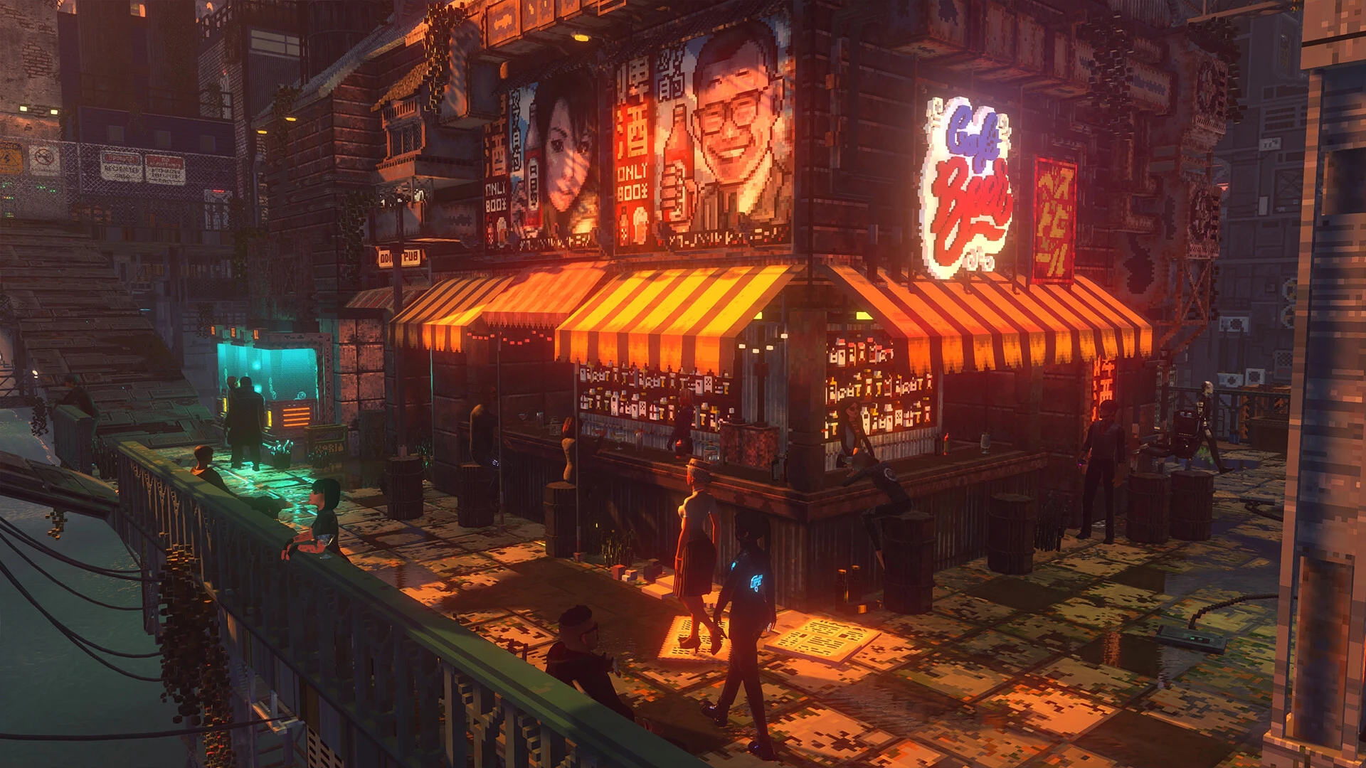 Nivalis Nights развитие бизнеса и жизнь в киберпанк городе — изображение 4