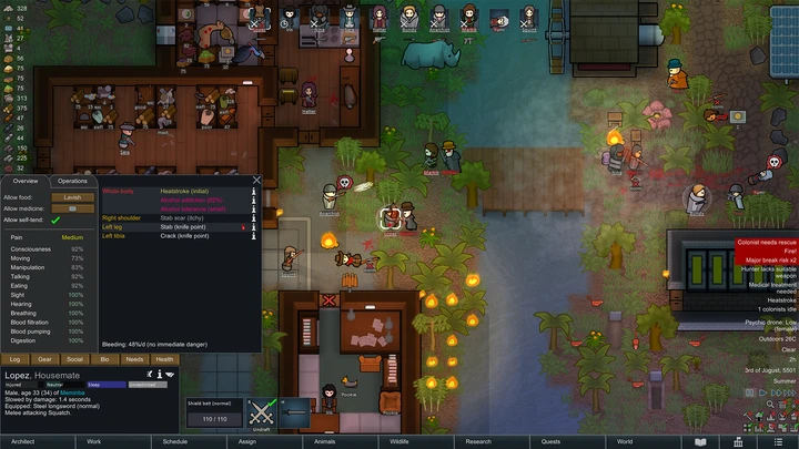 RimWorld: фантастический симулятор колонии с живым рассказчиком
