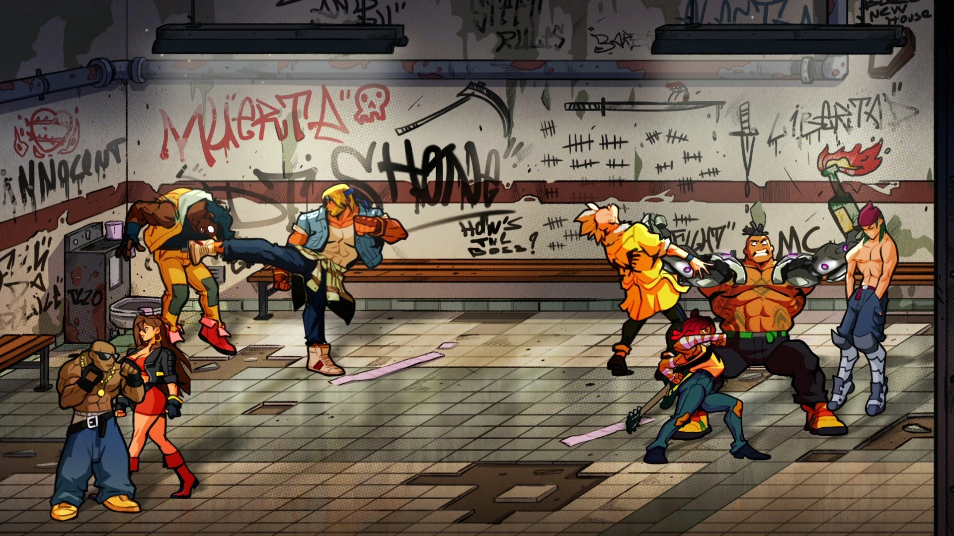 Streets of Rage 4 уличный экшен с динамичными драками — изображение 11