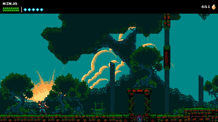The Messenger ретро-платформер о пути ниндзя сквозь мир демонов
