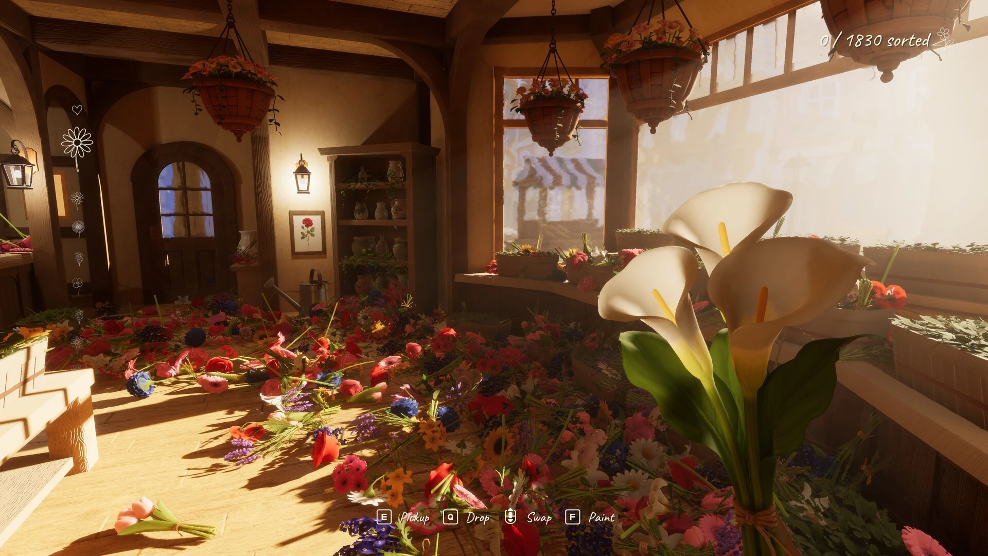 Tidy Up the Flower Shop уютная уборка цветов от первого лица — изображение 2