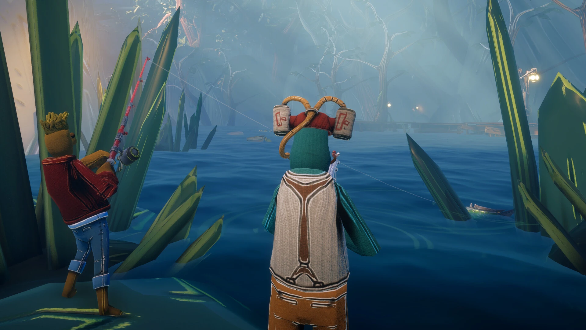 Voodoo Fishin' уютно-жуткая кооперативная рыбалка на болоте — изображение 13