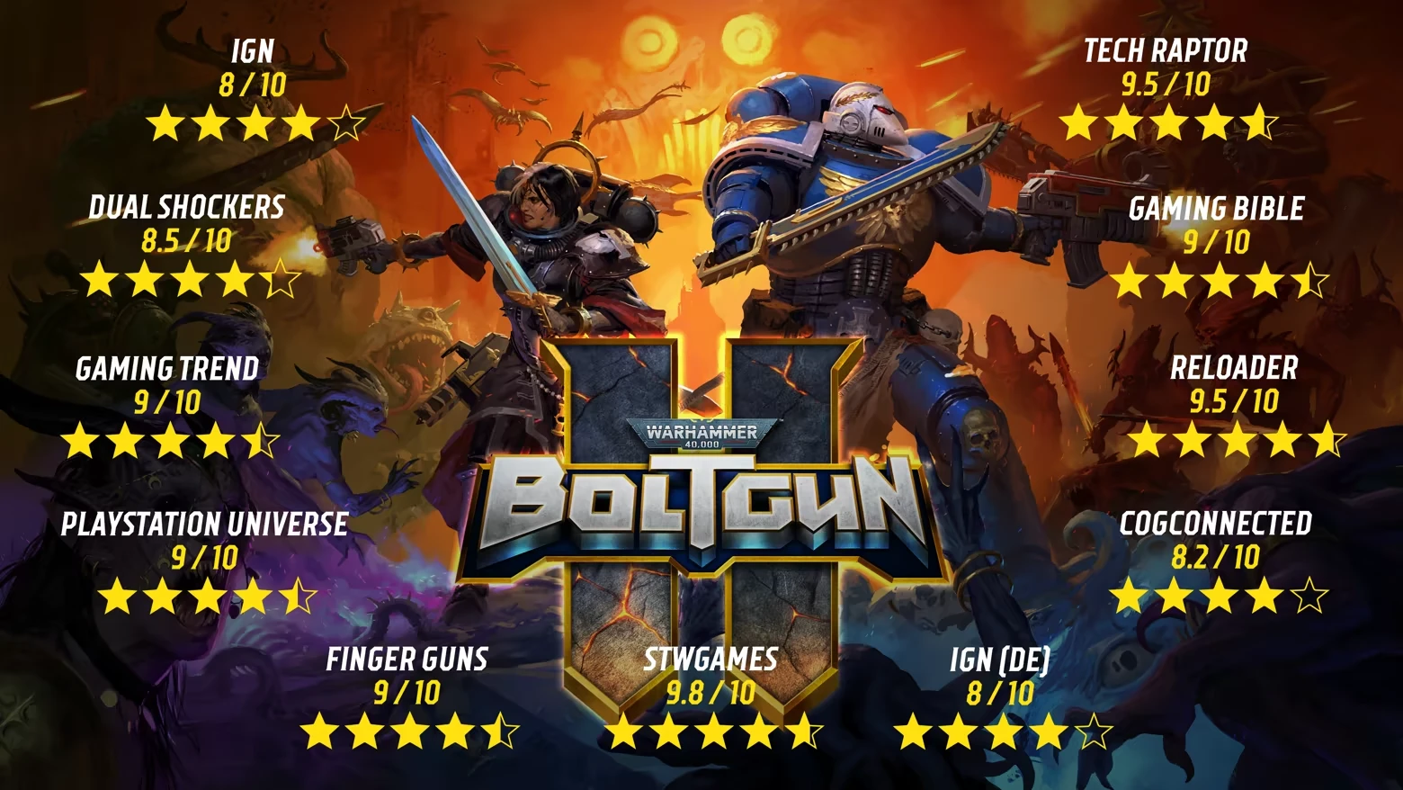 Warhammer 40,000: Boltgun 2 ретро шутер от первого лица — изображение 1