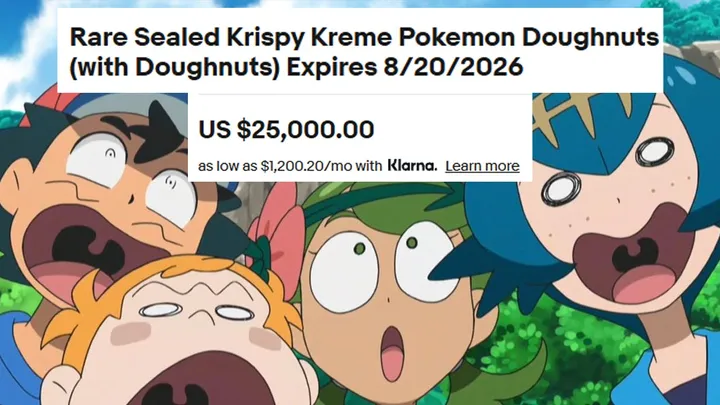 Коробки Pokemon от Krispy Kreme продают за безумные деньги