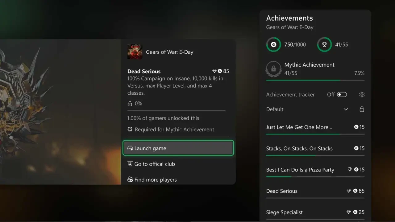 Новые мифические достижения Xbox точно покажут ваш прогресс к 100% — изображение 4