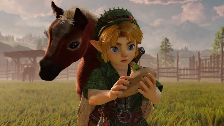 Ремейк Ocarina of Time в первом геймплее выглядит просто шикарно